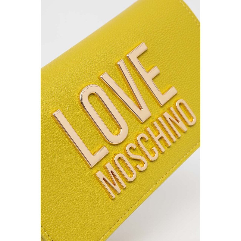 Портмоне Love Moschino дамски в зелено