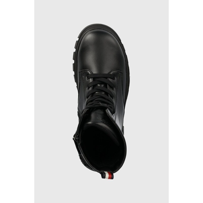 Детски зимни обувки Tommy Hilfiger в черно