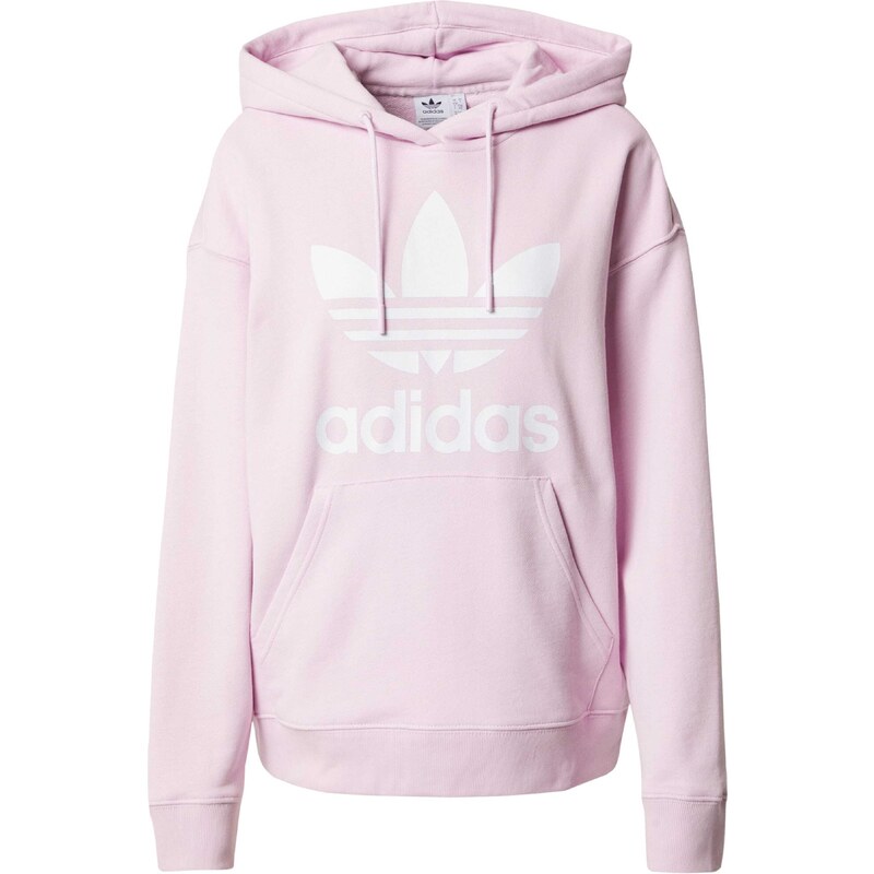 ADIDAS ORIGINALS Суичър 'Trefoil' светлолилаво / бяло - GLAMI.bg
