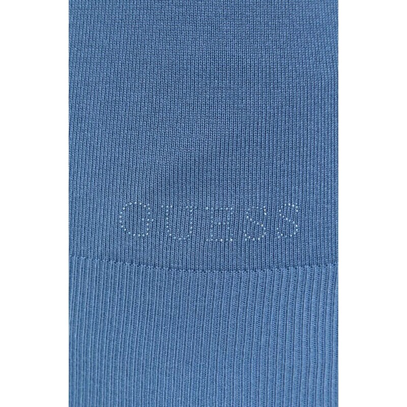Пуловер Guess GENA дамски в синьо от лека материя W2YR31 Z2V62
