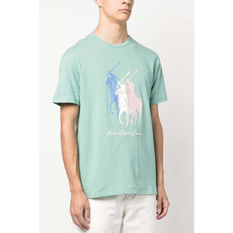 POLO RALPH LAUREN T-Shirt Sscnclsm1-Short Sleeve-T-Shirt 710909588005 330 light/pastel green