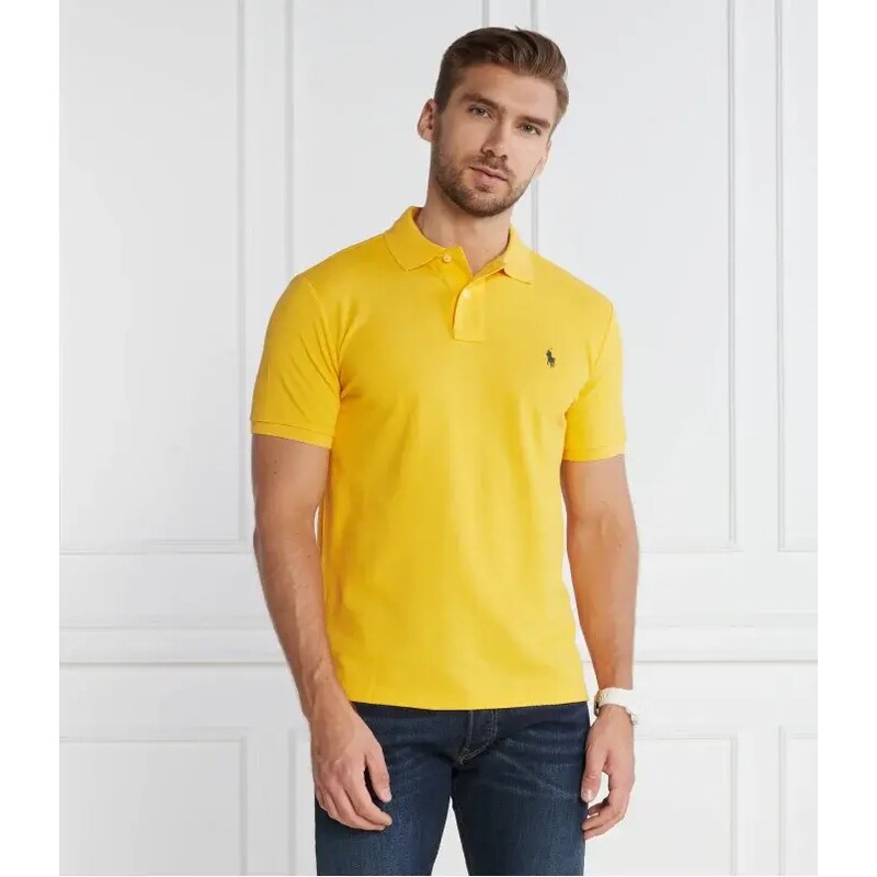 Polo Ralph Lauren Полотениска с яка Custom Slim Fit Pique Glamibg 
