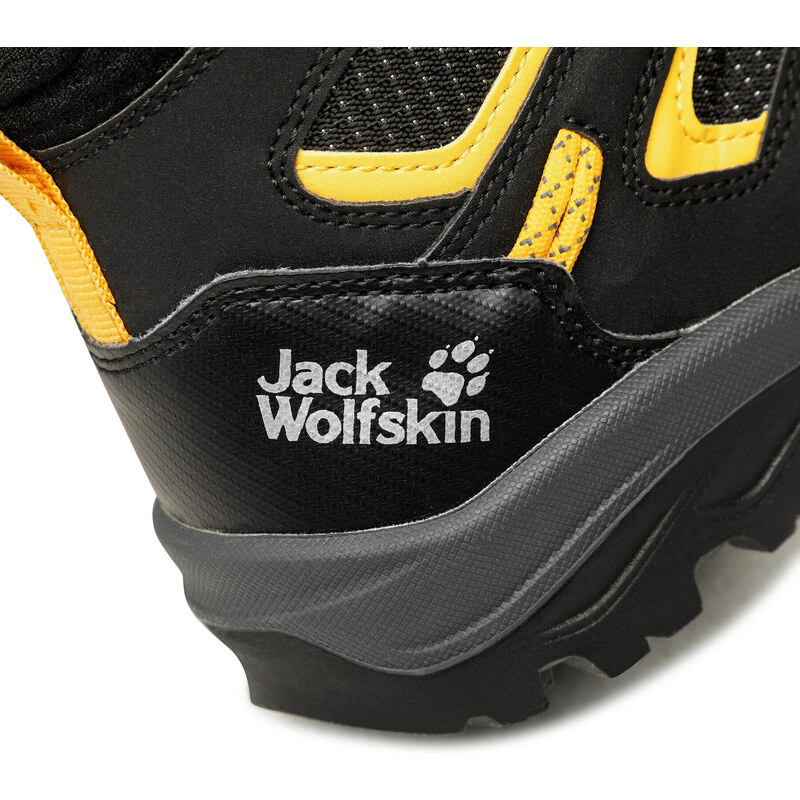 Туристически Jack Wolfskin Vojo Texapore Mid K 4042181 Black/Burly Yellow