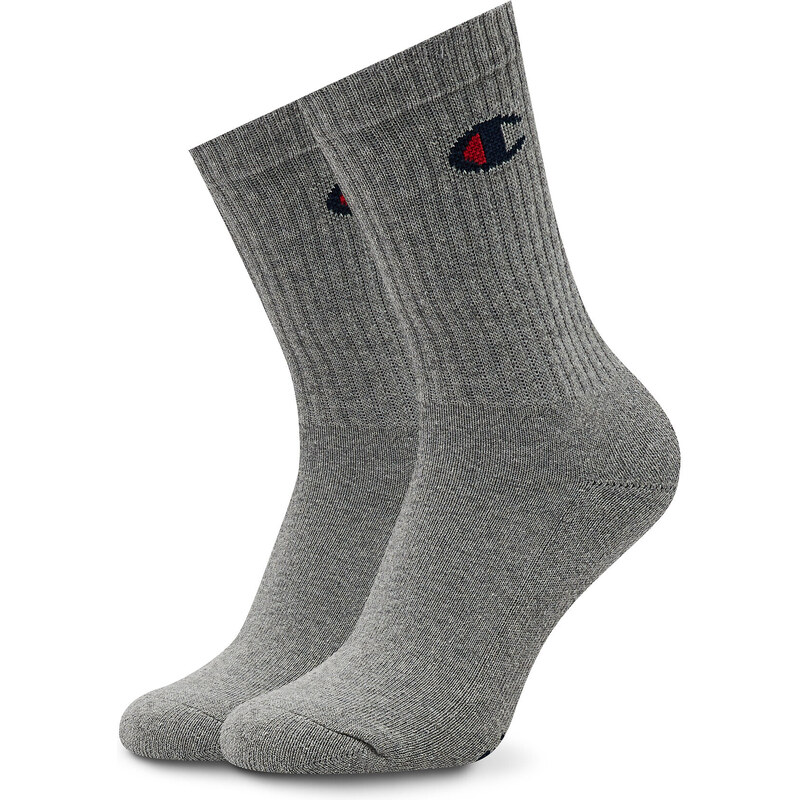 Комплект 3 чифта дълги чорапи мъжки Champion U24558 EM010 Oxgm/Oxgm/Oxgm