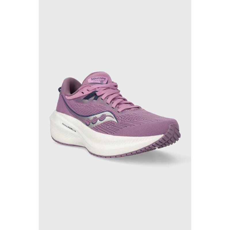 Обувки за бягане Saucony Triumph 21 в лилаво