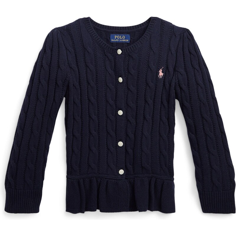 Polo Ralph Lauren Плетена жилетка нейви синьо - GLAMI.bg