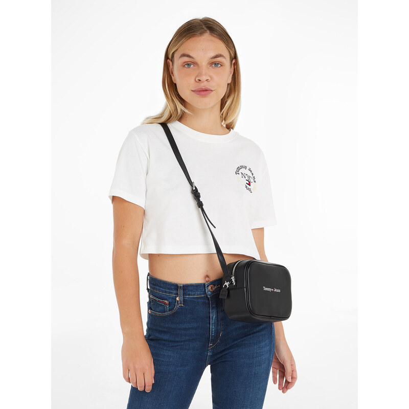 Дамска чанта Tommy Jeans Camera Bag AW0AW15029 Black BDS