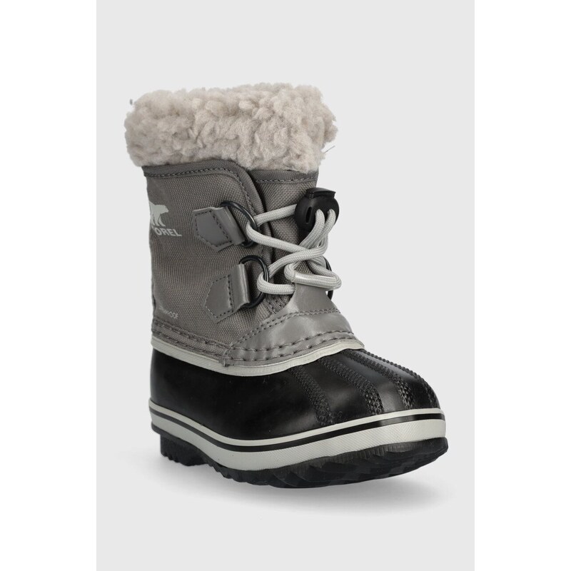 Детски зимни обувки Sorel в сиво
