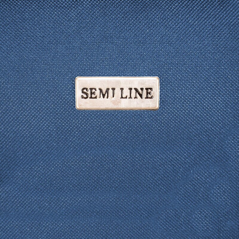 Среден куфар Semi Line T5601-8 Тъмносин