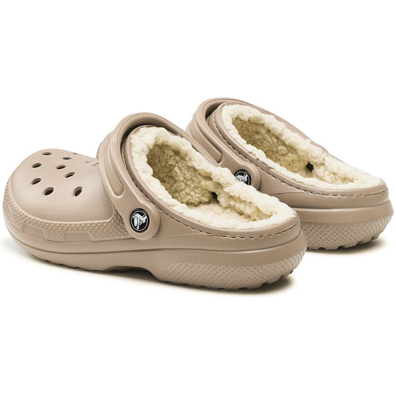 Чехли Crocs Crocs Classic Lined Clog 203591 Бежов