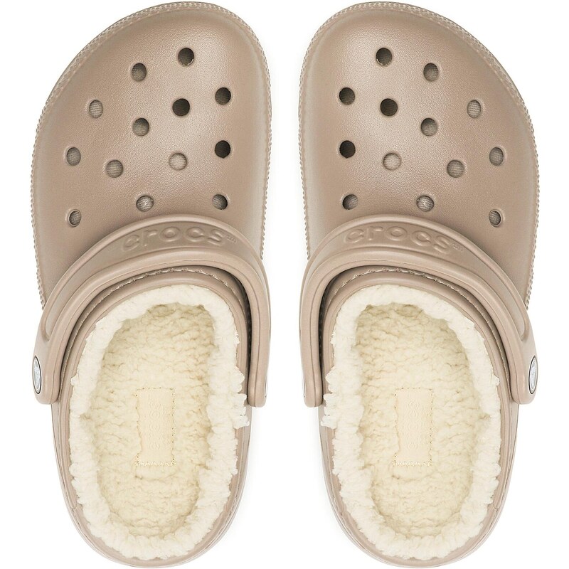 Чехли Crocs Crocs Classic Lined Clog 203591 Бежов