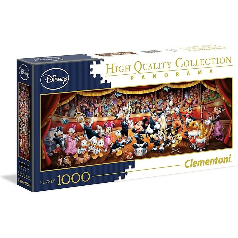 Пъзел HQ Panorama Disney Orchestra, Clementoni, 1000 части