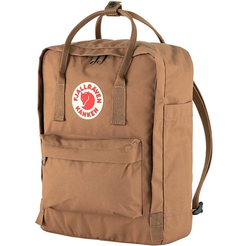 Раница Fjallraven F23510.228 Kanken в бежово голям размер с изчистен дизайн F23225 F23510
