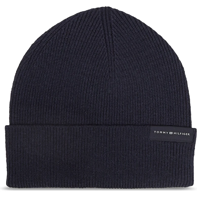 Шапка Tommy Hilfiger Uptown Wool Beanie AM0AM11483 Space Blue DW6