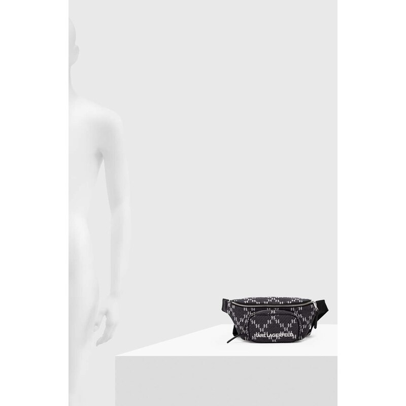 Чанта за кръст Karl Lagerfeld в сиво