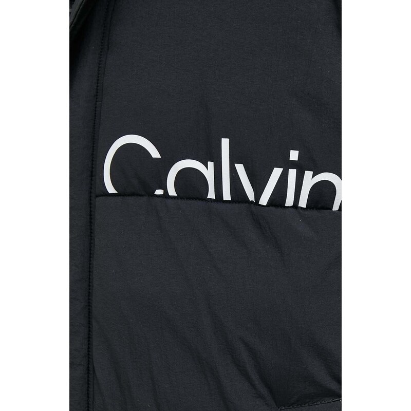 Яке Calvin Klein Jeans в черно зимен модел