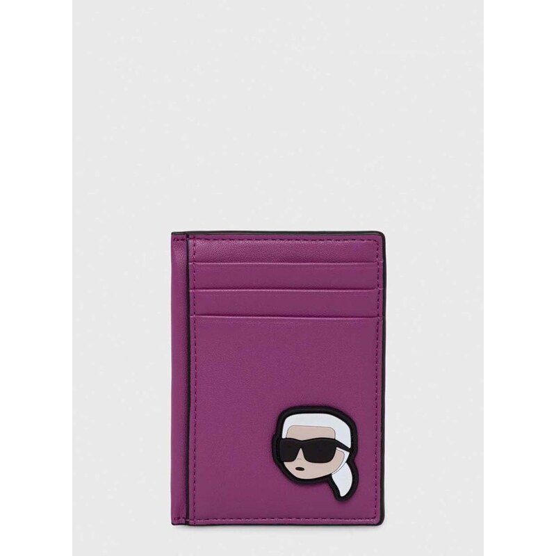 Калъф за карти Karl Lagerfeld в розово