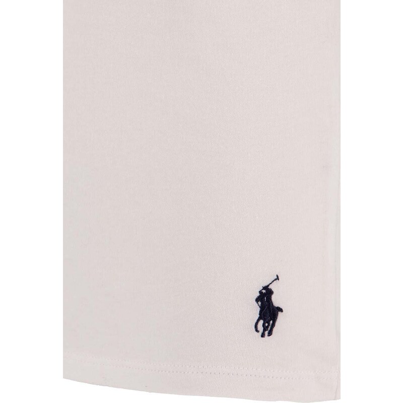 Пижама Polo Ralph Lauren (2 броя) в бяло с изчистен дизайн