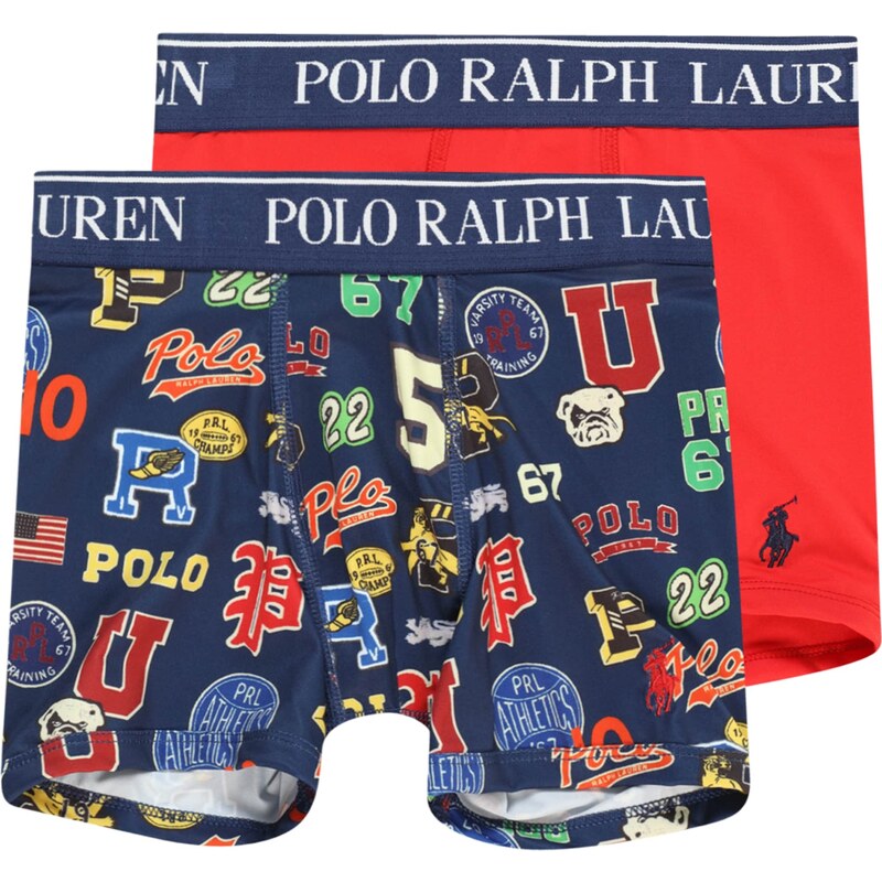 Polo Ralph Lauren Долни гащи нейви синьо / зелено / червено / бяло