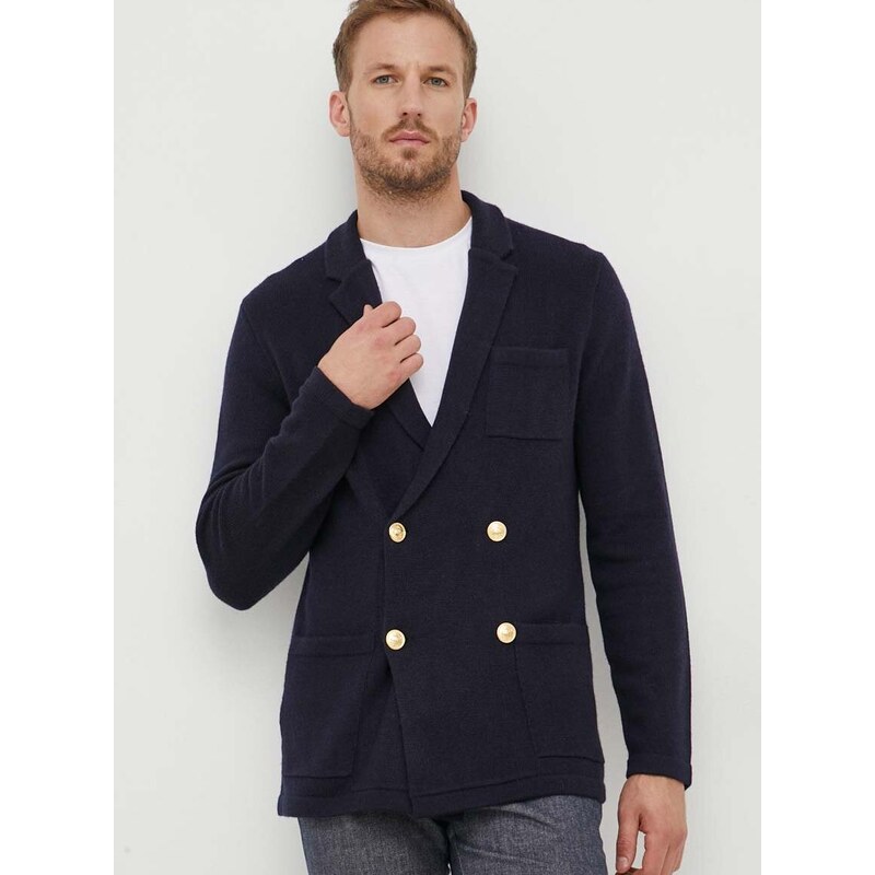 Кашмирена жилетка Polo Ralph Lauren в тъмносиньо - GLAMI.bg