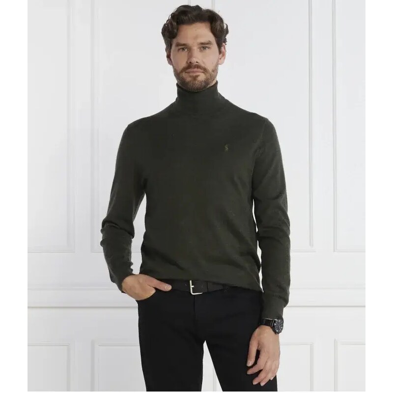 POLO RALPH LAUREN Вълнен блуза с поло яка | Regular Fit - GLAMI.bg