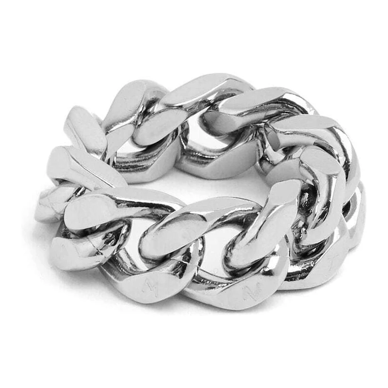 VTMNTS Barcode chain ring - Silver - GLAMI.bg