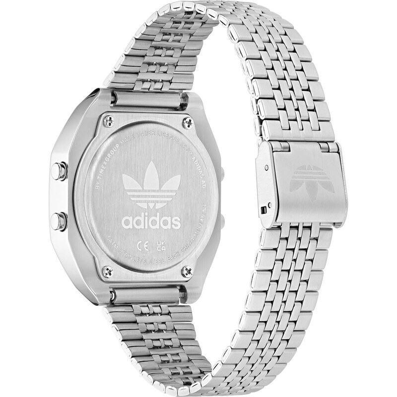 Часовник adidas Originals Street Digital Two AOST23556 Silver