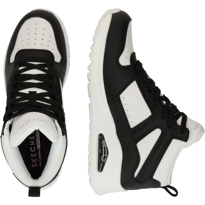 SKECHERS Високи маратонки черно / бяло - GLAMI.bg