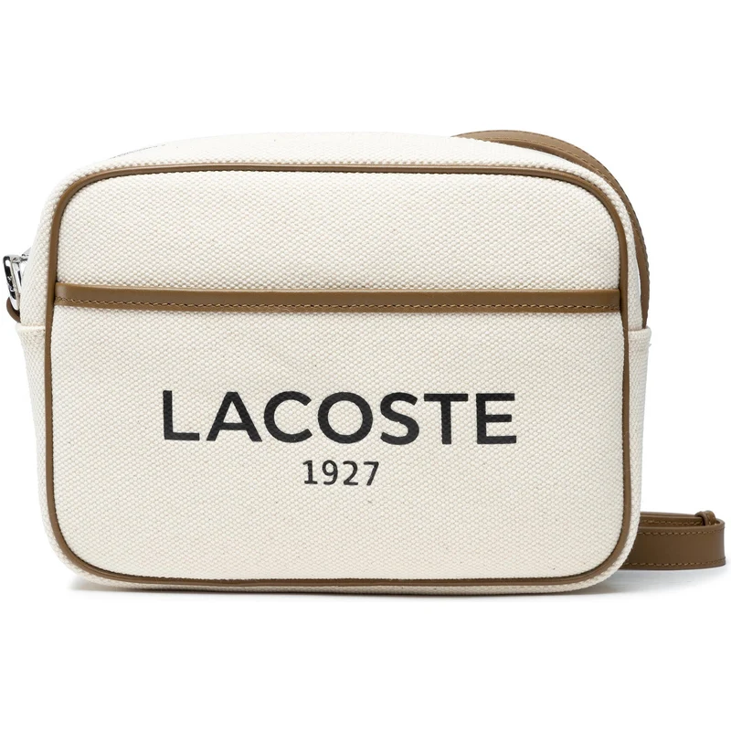 Lacoste Women's Shoulder Body Bag Monogram Noir Gris NH4131LX H45