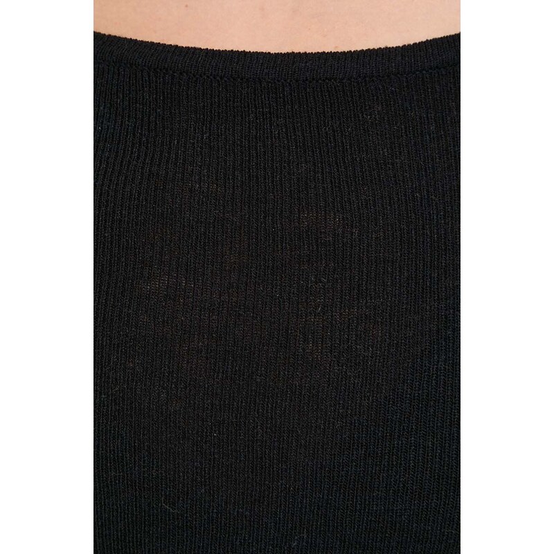 Пуловер Marella дамски в черно от лека материя