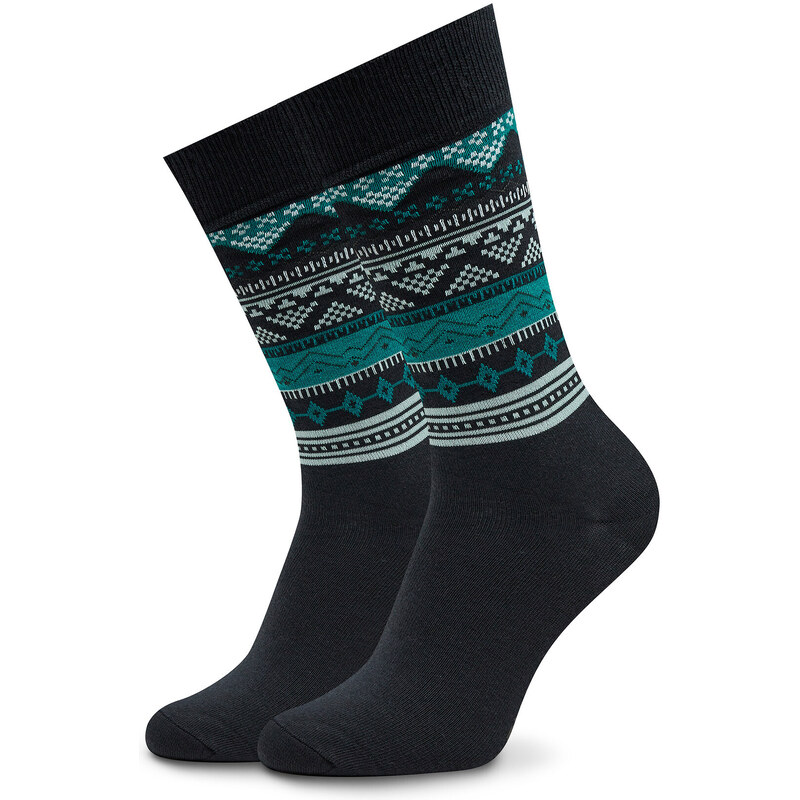 Комплект 2 чифта дълги чорапи мъжки Levi's 701224683 Black Combo