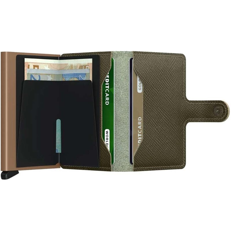 SECRID Wallet Miniwallet Saffiano Olive MSa-Olive