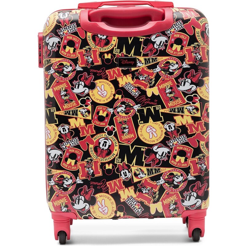 Самолетен куфар за ръчен багаж Minnie Mouse ACCCS-AW23-128DSTC-S Червен