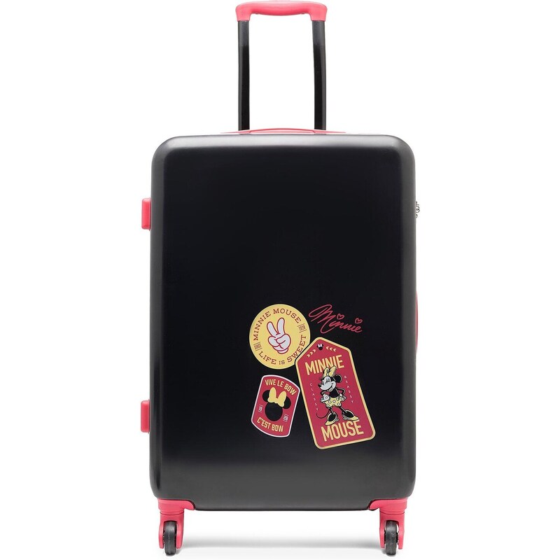 Среден куфар Minnie Mouse ACCCS-AW23-129DSTC-M Черен