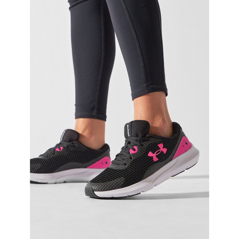 Surge 3 Running Shoes in Pink Sands by Under Armour 3024894-600