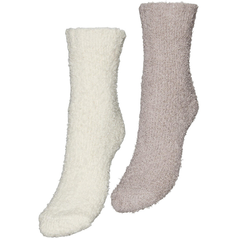 Комплект 2 чифта дълги чорапи дамски Vero Moda 10303981 Birch 4422824