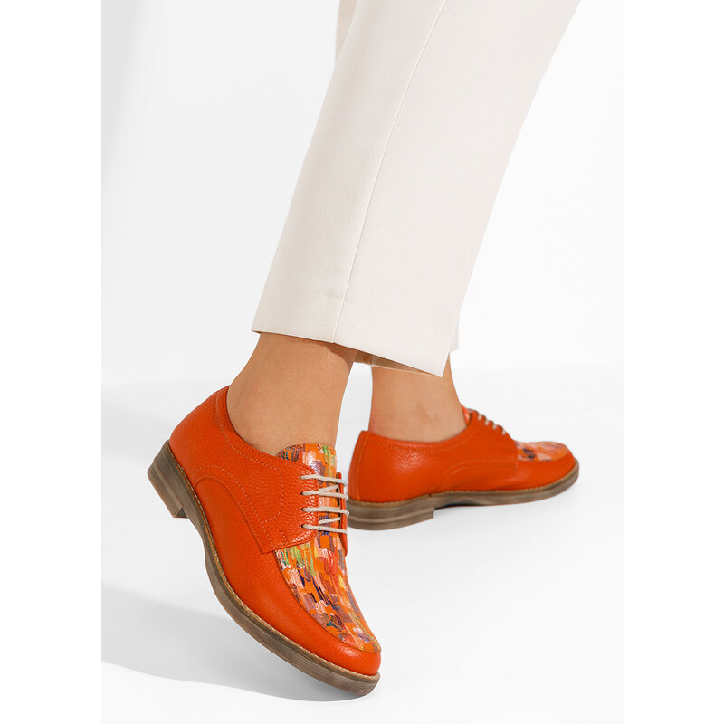 Zapatos Дамски обувки derby Radiant портокал
