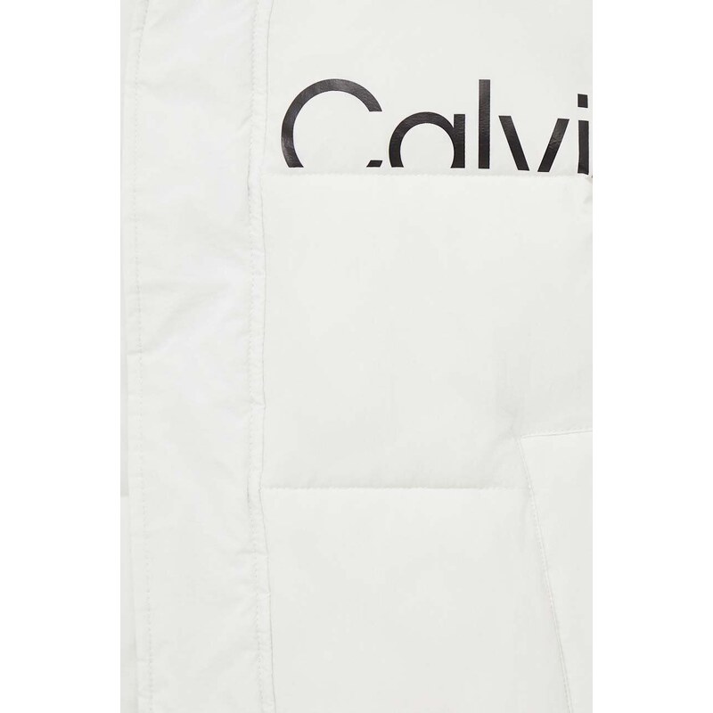 Яке Calvin Klein Jeans в бяло зимен модел