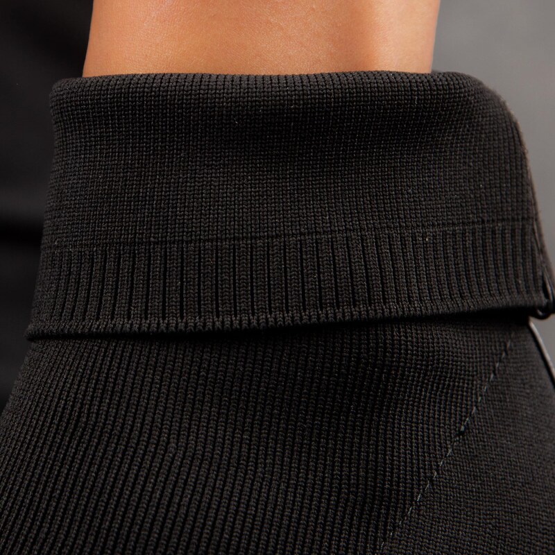 ExclusiveJeans Боти с чорап Tiramisu, Черен Цвят