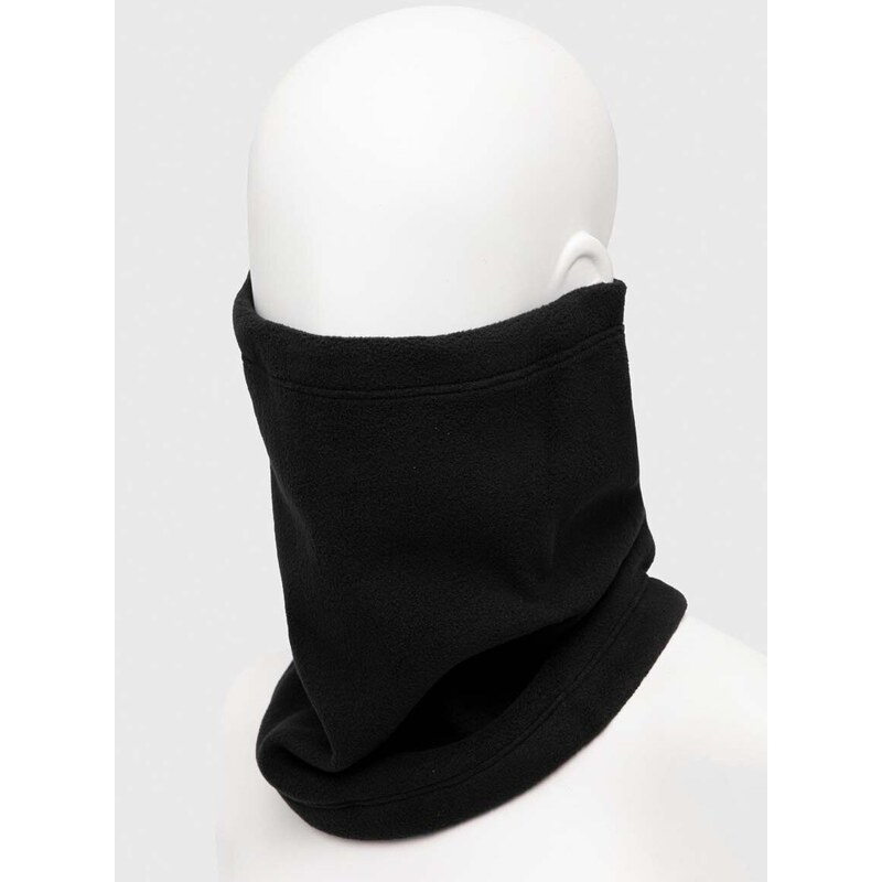 Кръгъл шал Eivy Adjustable Fleece дамски в черно с изчистен дизайн