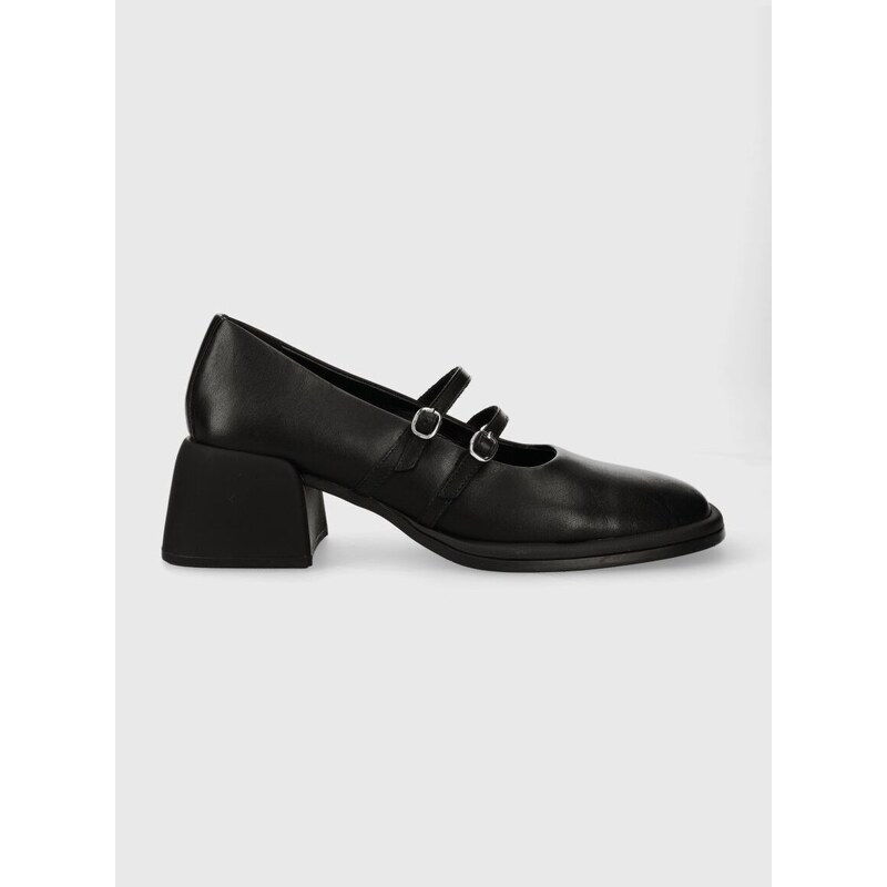 Кожени обувки с дебел ток Vagabond Shoemakers ANSIE в черно с дебел ток 5645.401.20