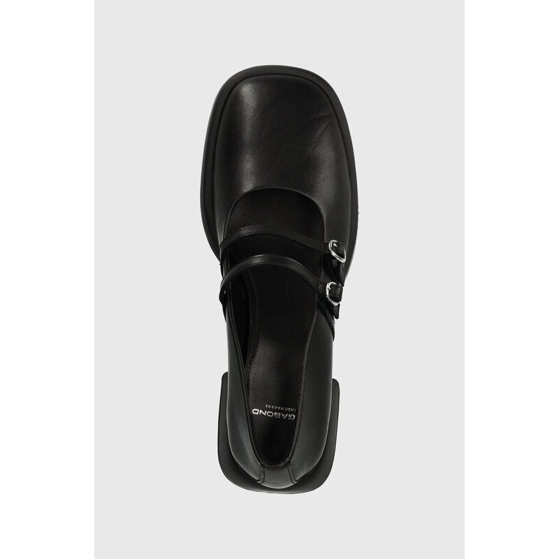 Кожени обувки с дебел ток Vagabond Shoemakers ANSIE в черно с дебел ток 5645.401.20