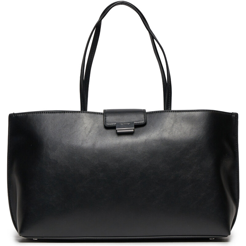 Дамска чанта Calvin Klein Archive Hw Large Tote K60K611567 Черен