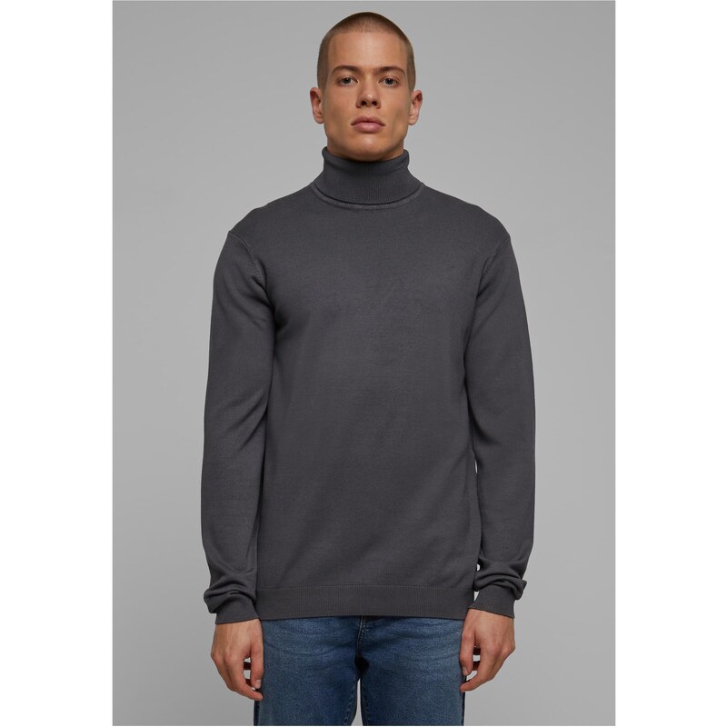 Urban Classics Knitted turtleneck dark grey