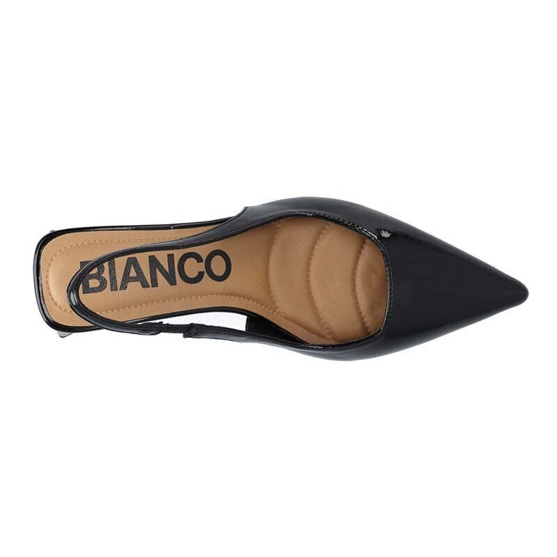 Обувки с дебел ток Bianco BIAMARALYN в черно с дебел ток с отворена пета 11240941