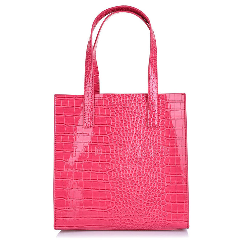 TED BAKER Purse Reptcon Imitation Croc Small Icon Bag 253519 mid-pink