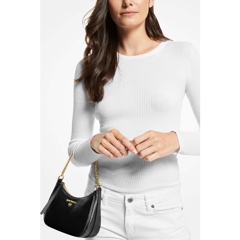 MICHAEL KORS Чанта Sm Chain Pouchette 32F3GT9C1L 001 black
