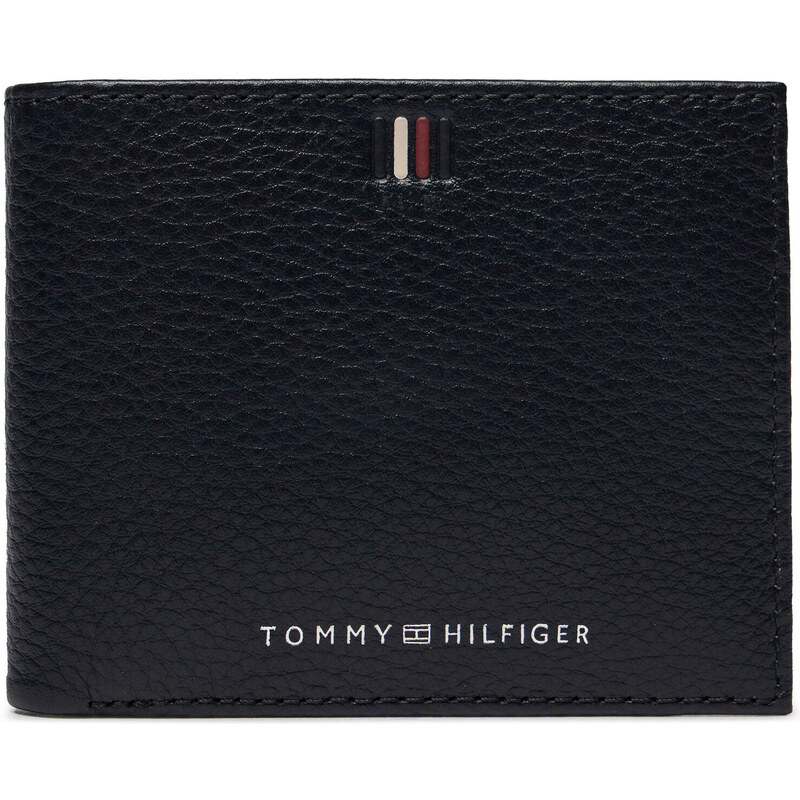Голям мъжки портфейл Tommy Hilfiger Th Central Mini Cc Wallet AM0AM11854 Space Blue DW6