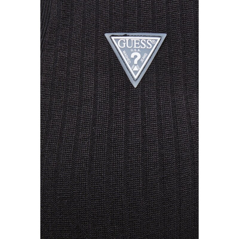Пуловер Guess дамски в черно от лека материя V4RP02 Z3CC0