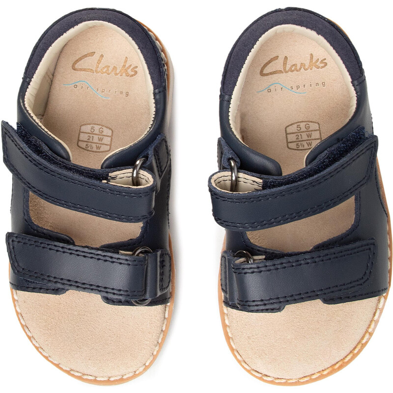 Сандали Clarks Crown Root T 261411337 Navy Leather